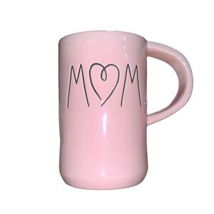 Rae Dunn “MOM” Large Pink Coffee Mug